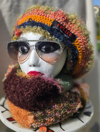 Queen Gaia — Handmade Crochet Wearable Art