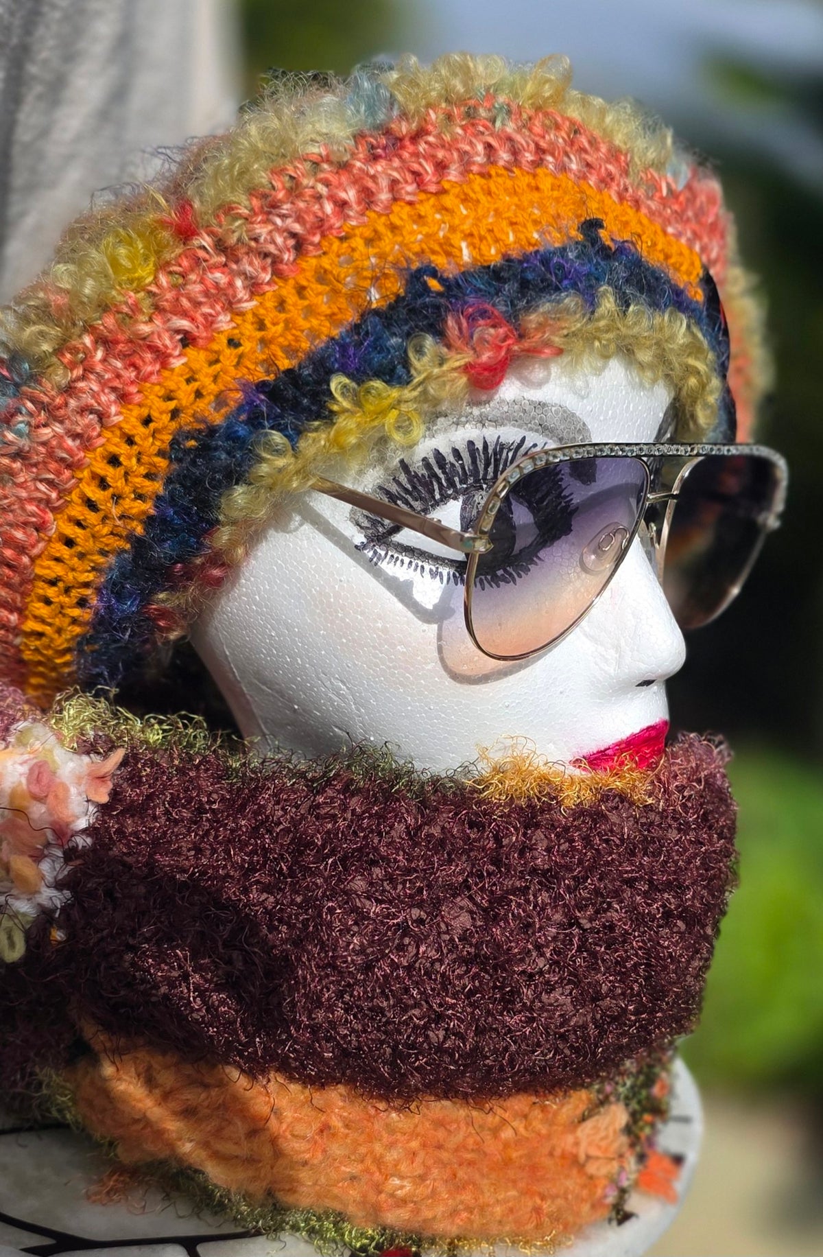 Queen Gaia — Handmade Crochet Wearable Art