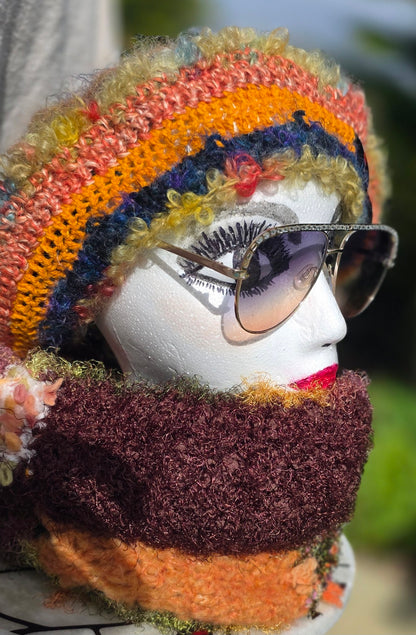 Queen Gaia — Handmade Crochet Wearable Art