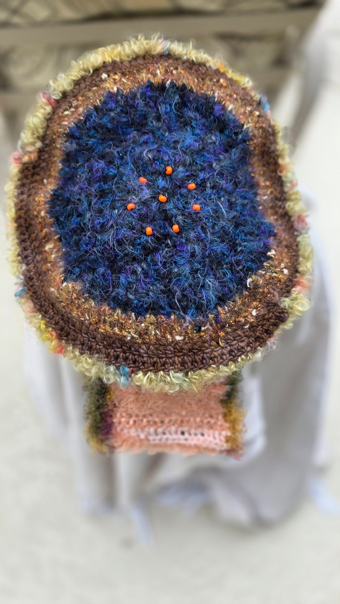 Queen Gaia — Handmade Crochet Wearable Art